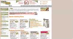 Desktop Screenshot of fortehosting.com